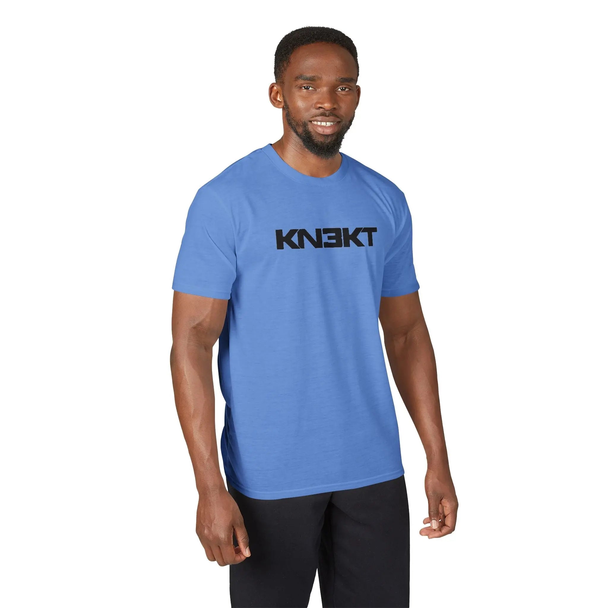 Mens KN3KT Logo Tee Carolina Blue - KN3KT Apparel