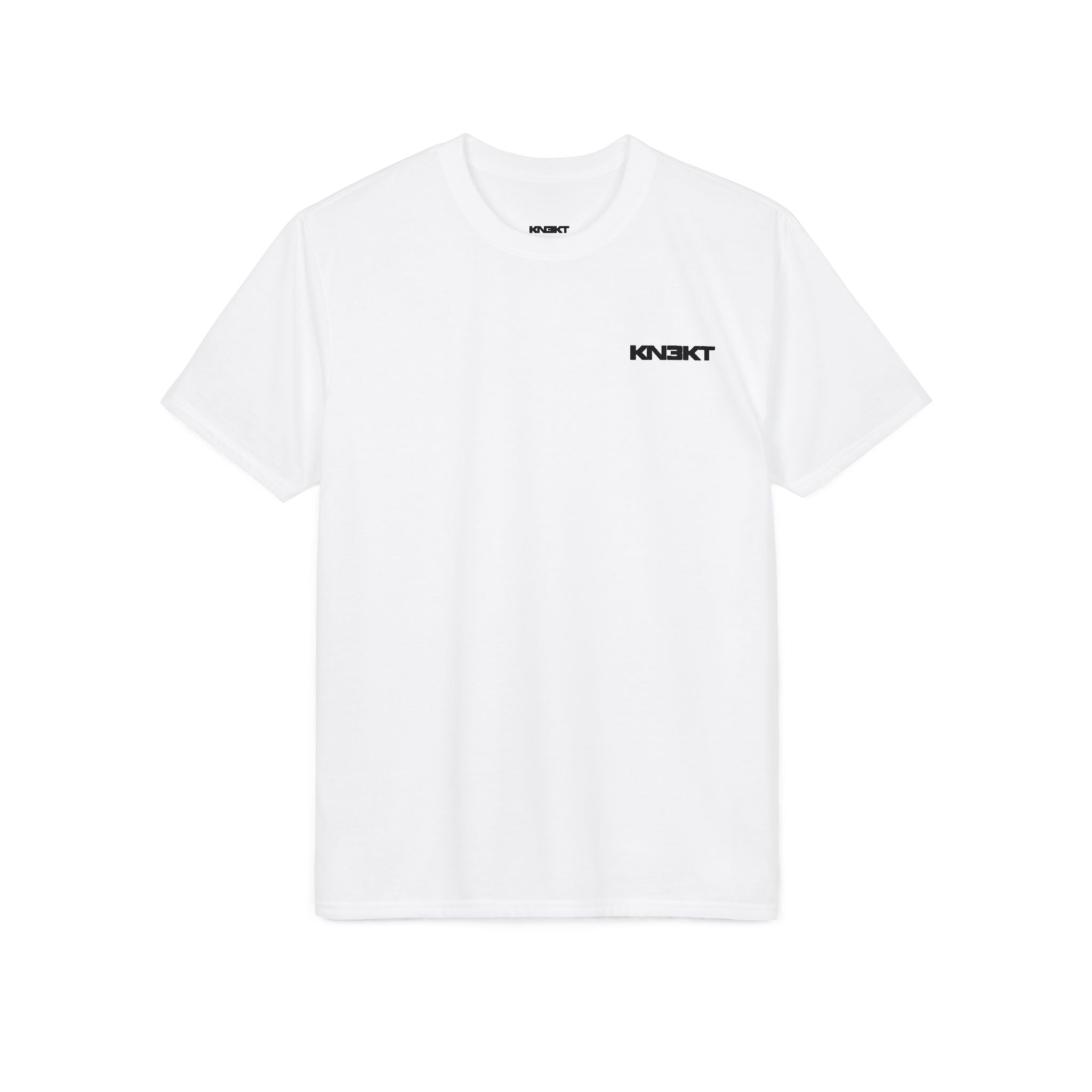 KN3KT Minimal Color Logo Tee - White - KN3KT Apparel