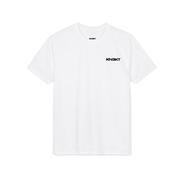 KN3KT Minimal Color Logo Tee - White - KN3KT Apparel