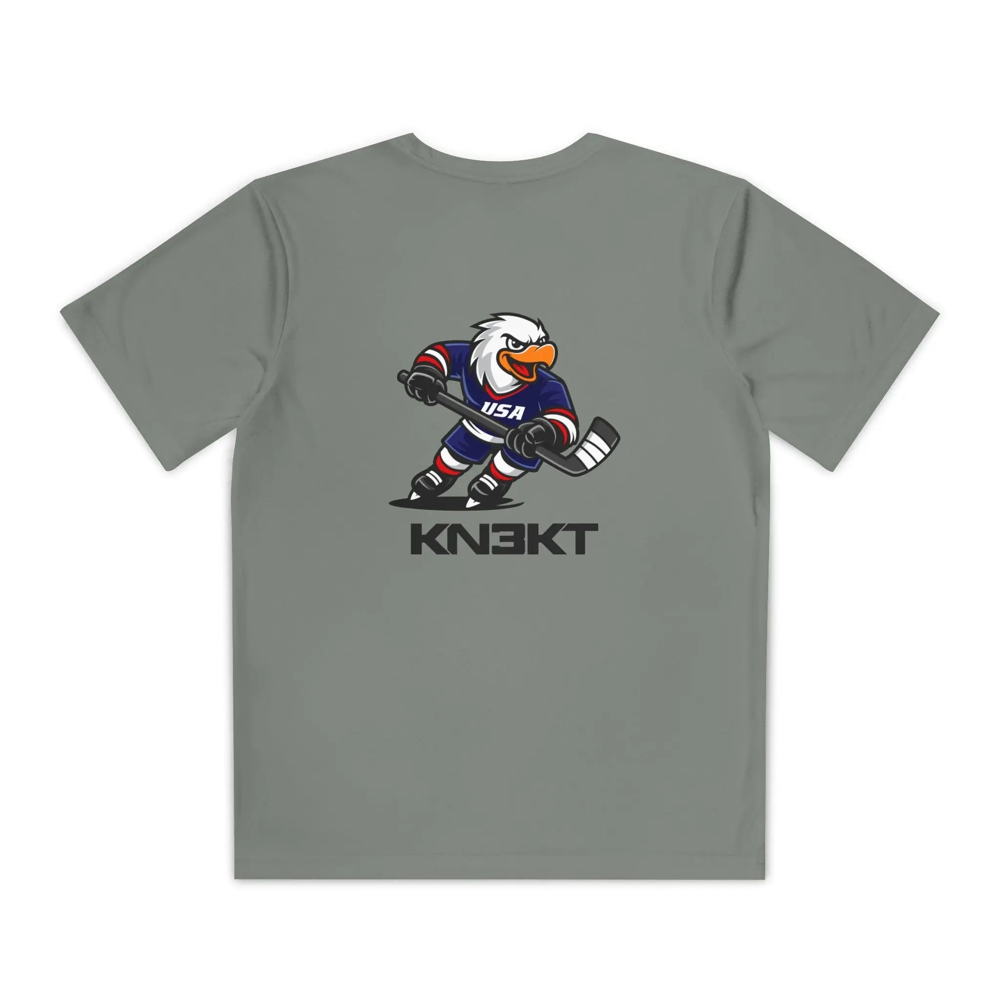 Youth Eagle USA T Grey Concrete - KN3KT Apparel