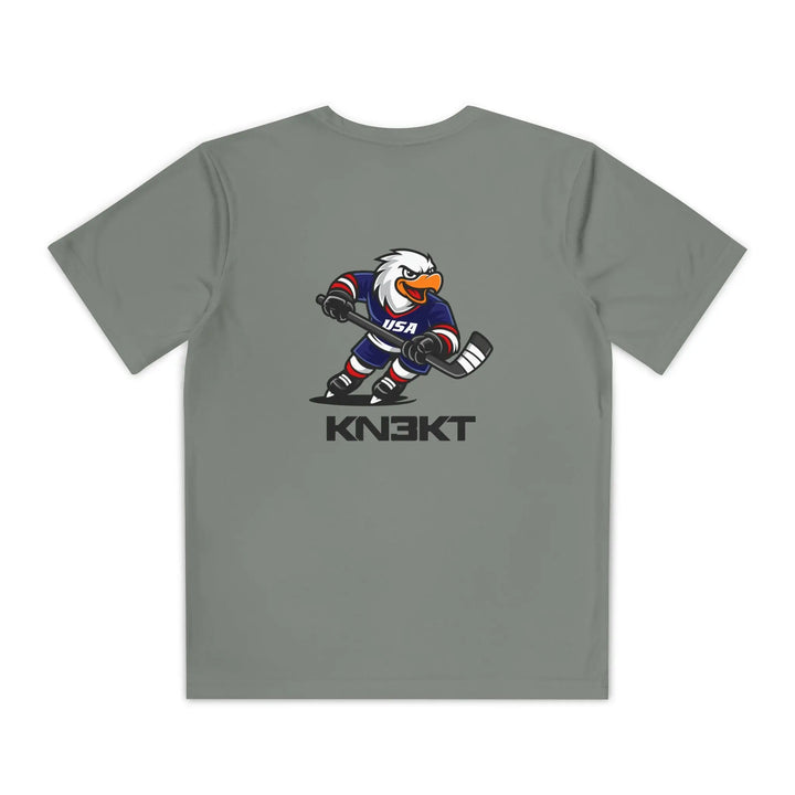 Youth Eagle USA T Grey Concrete - KN3KT Apparel
