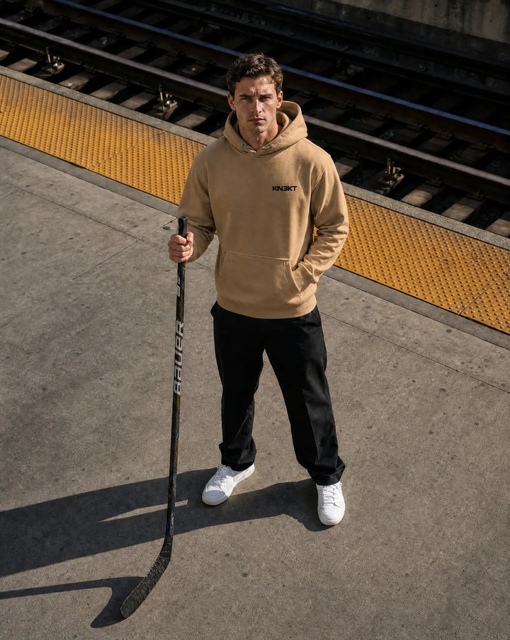 KN3KT Khaki Hoodie - KN3KT Apparel