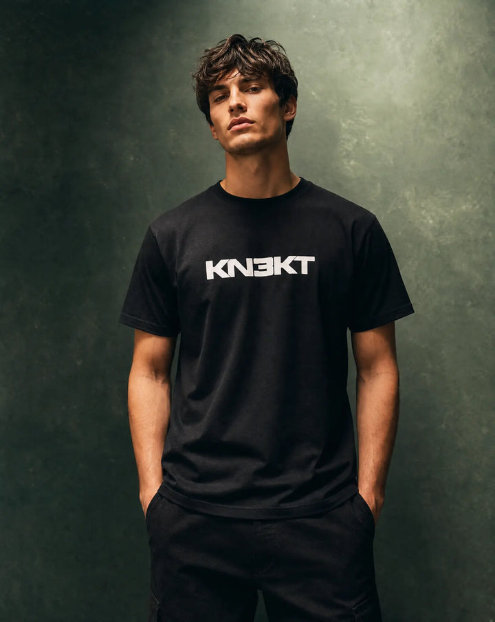 Mens KN3KT Logo Tee Black - KN3KT Apparel