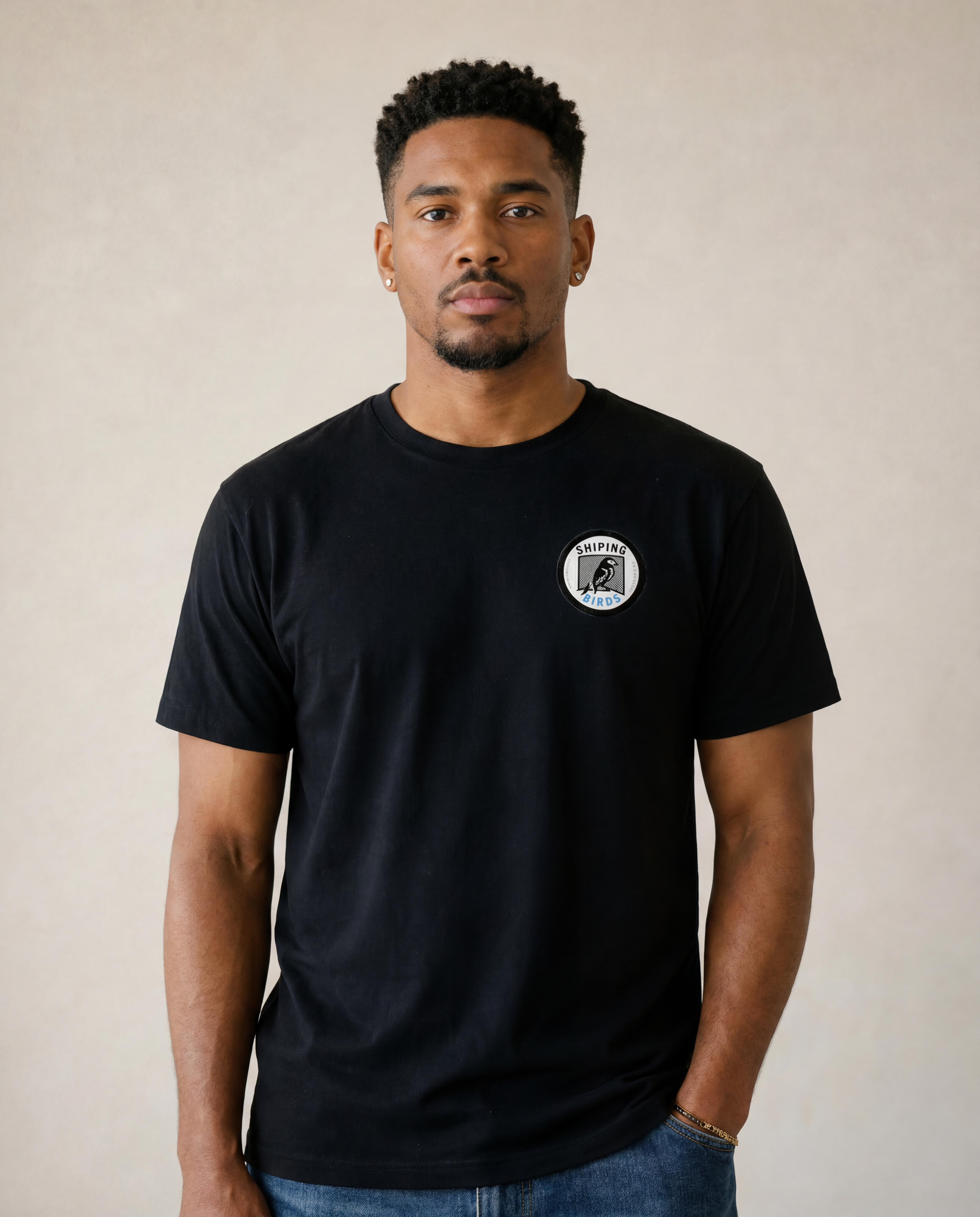 KN3KT Ginos Tee Solid Black Triblend