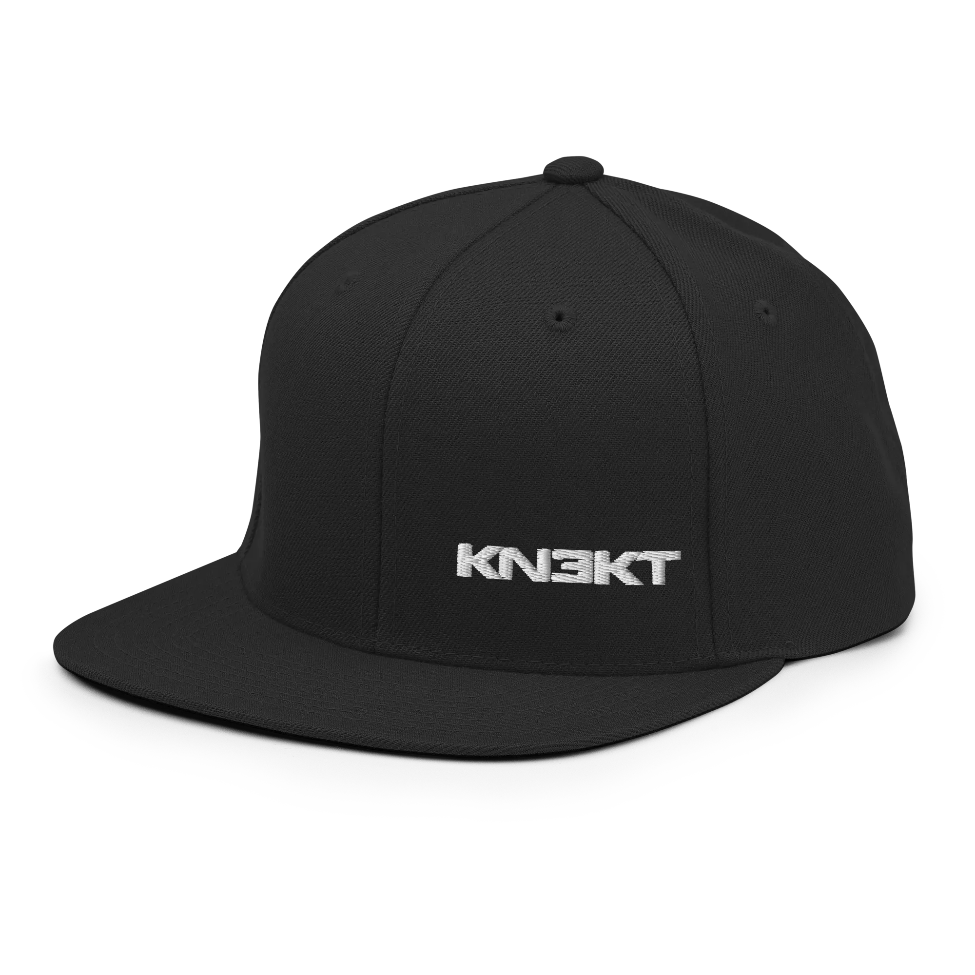 KN3KT Black Flat Brim Hat - KN3KT Apparel