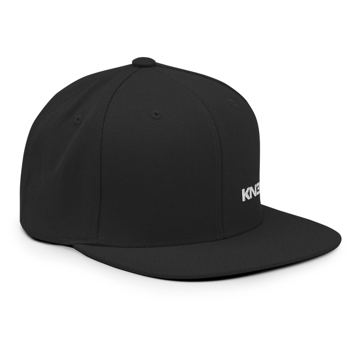 KN3KT Black Flat Brim Hat - KN3KT Apparel