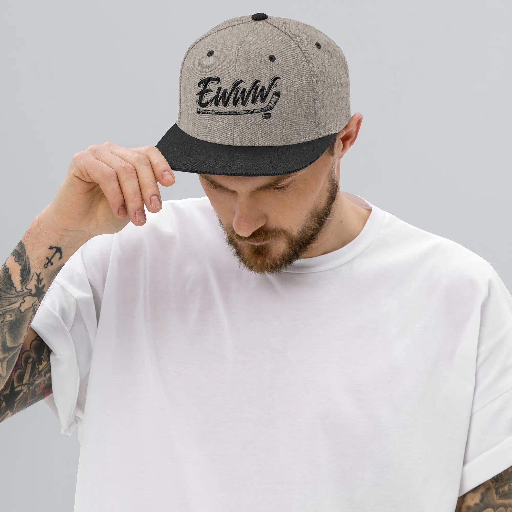 Ewww Heather/Black Hat - KN3KT Apparel