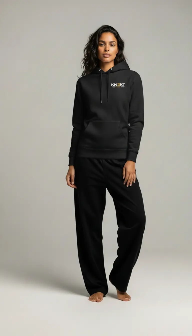 KN3KT Gold Collection Womens Hoodie - Black - KN3KT Apparel