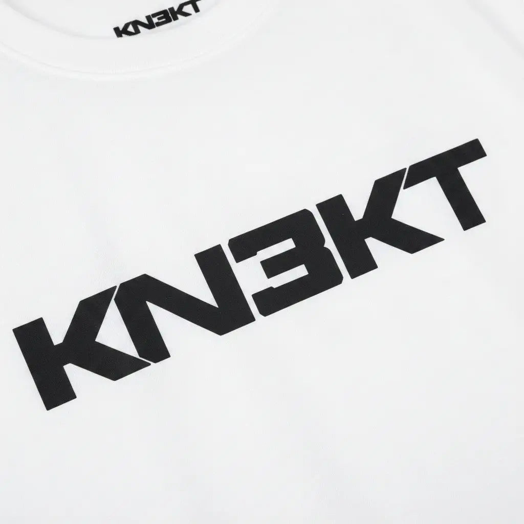 Mens KN3KT Logo Tee White - KN3KT Apparel