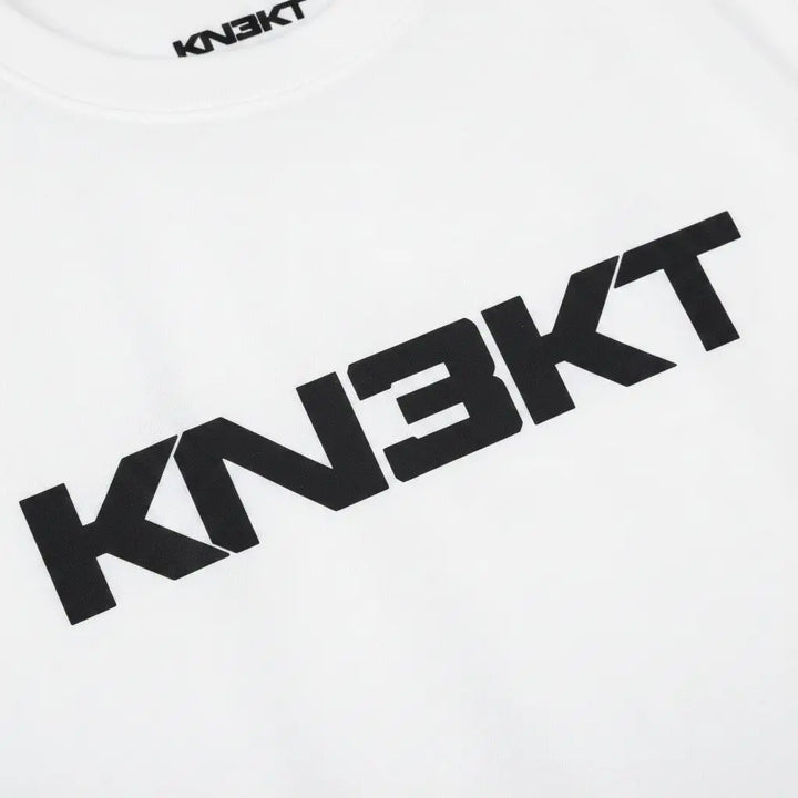 Mens KN3KT Logo Tee White - KN3KT Apparel