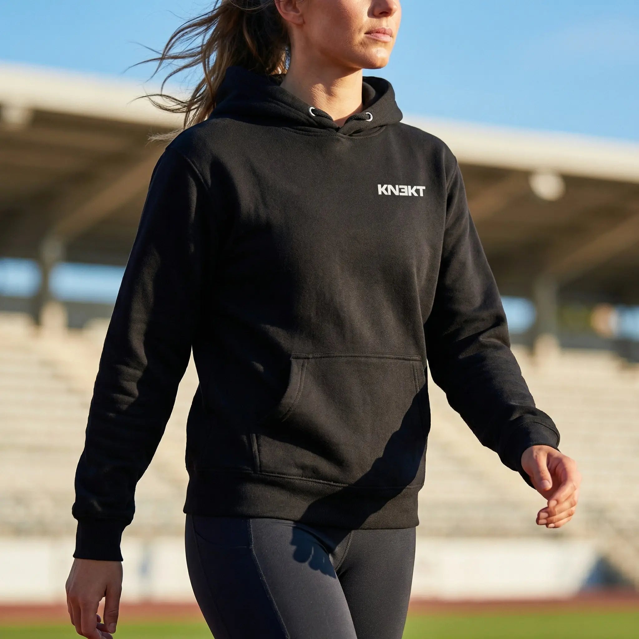 KN3KT Womens Black Hoodie - KN3KT Apparel