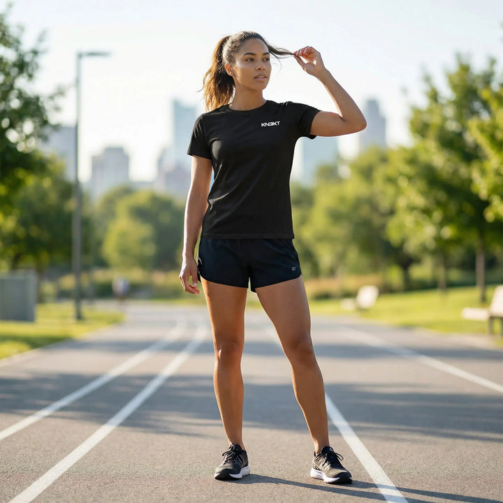 KN3KT Women's Black T-Shirt - KN3KT Apparel