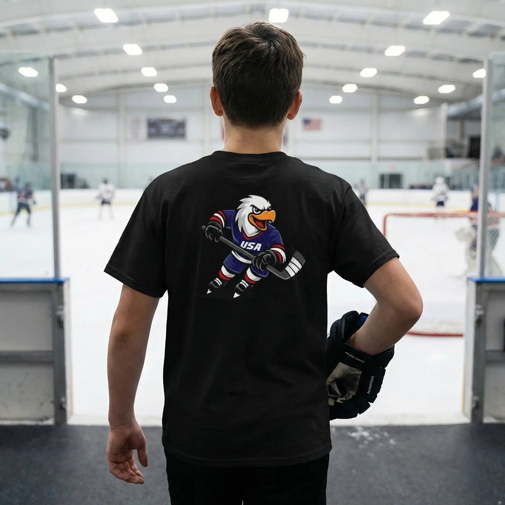 Youth Eagle USA T True Navy - KN3KT Apparel