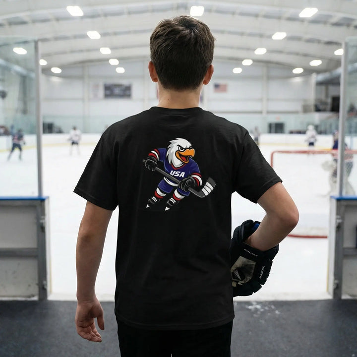 Youth Eagle USA T True Navy - KN3KT Apparel