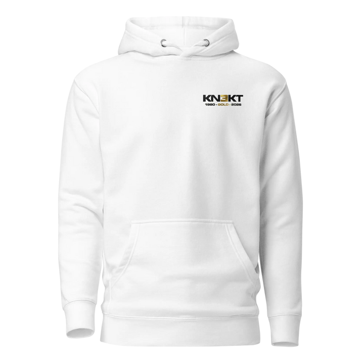 KN3KT Gold Collection Hoodie - White - KN3KT Apparel