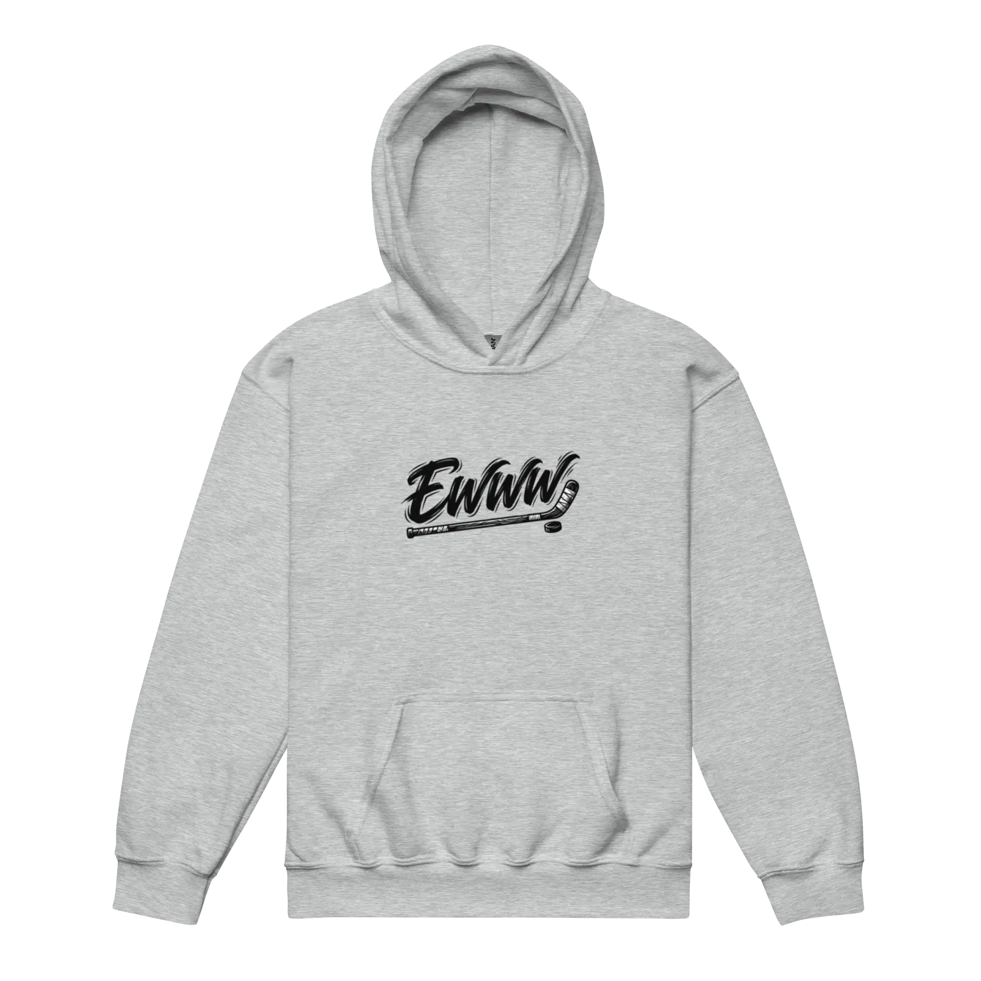 Youth EWWW Hockey Hoodie Sport Grey - KN3KT Apparel