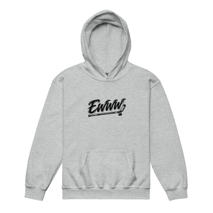 Youth EWWW Hockey Hoodie Sport Grey - KN3KT Apparel