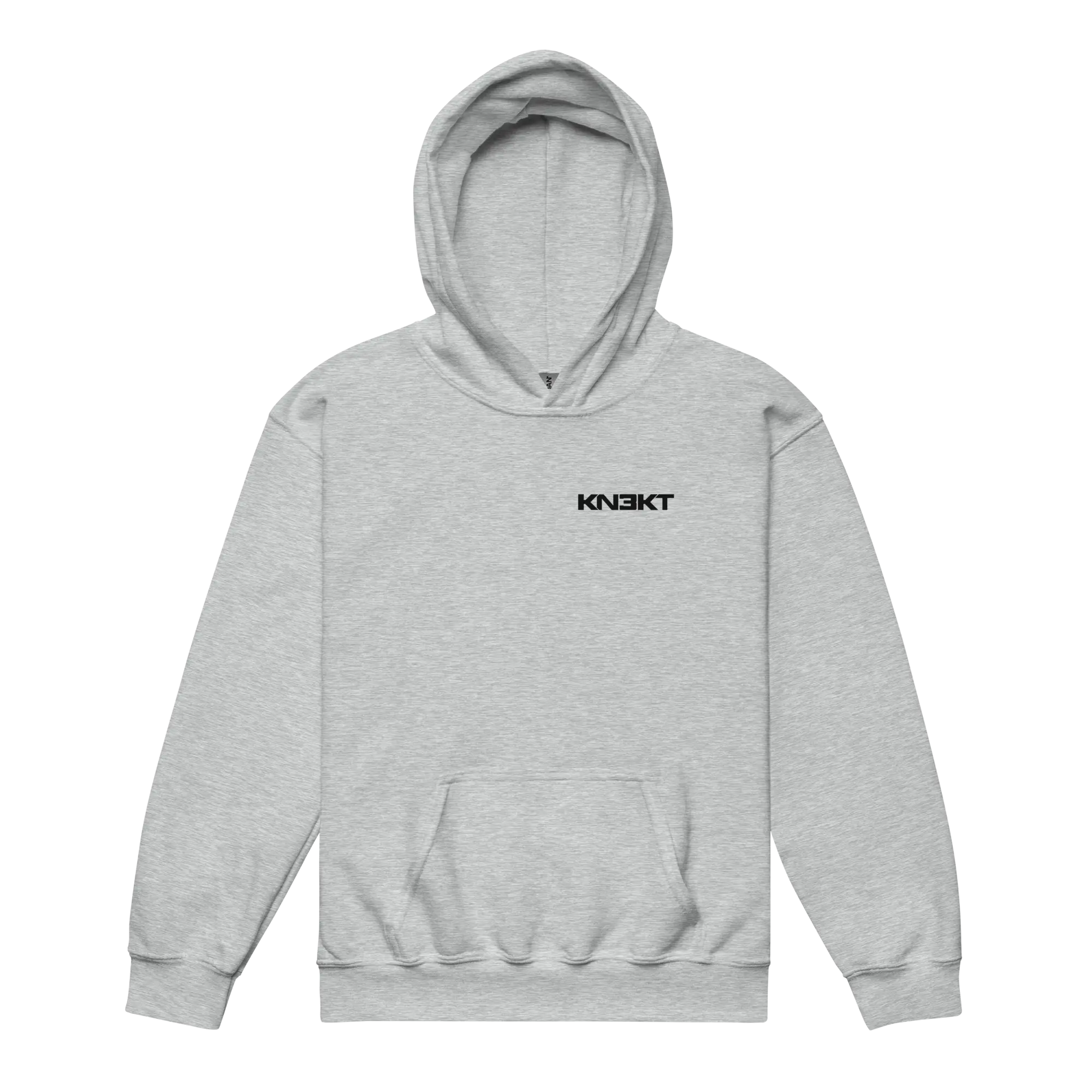 KN3KT Gray Youth Hoodie - KN3KT Apparel