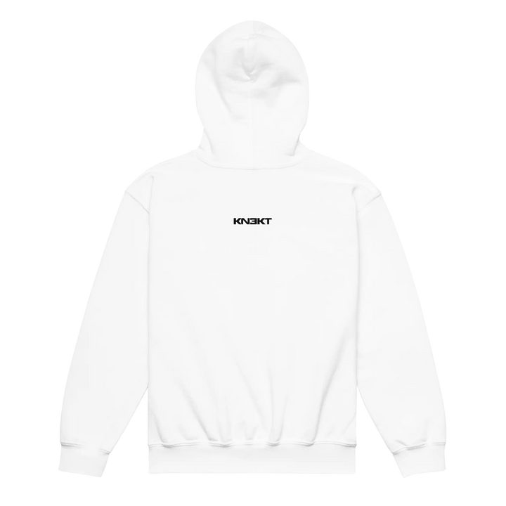 KN3KT White Youth Hoodie - KN3KT Apparel
