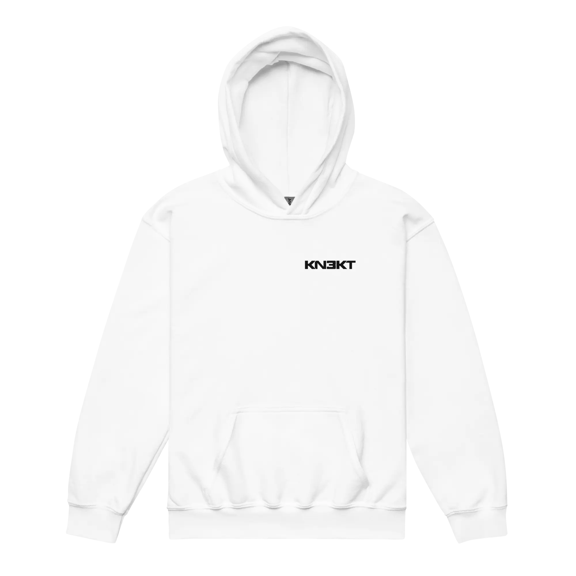 KN3KT White Youth Hoodie - KN3KT Apparel